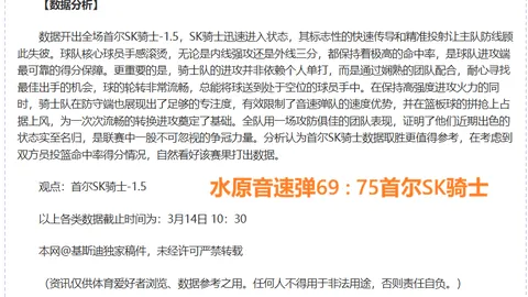 NBL专栏：胜负总分解析及专家推荐